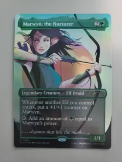 MTG Marwyn, the Nurturer Secret Lair Drop Foil Borderless Rare - Image 1