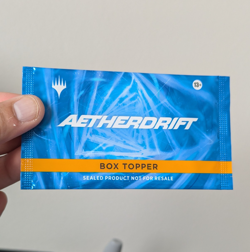MTG Box Topper Booster pack sealed DFT Aetherdrift drc - Image 1