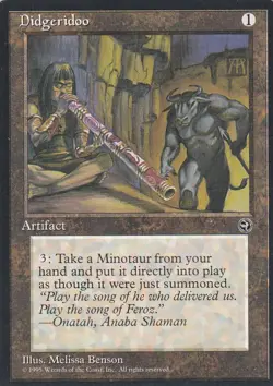 Magic the Gathering MTG - Didgeridoo - Homelands #194 - Image 2