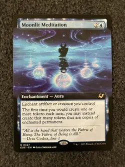 Magic MTG - Moonlit Meditation (Extended Art) - Edge of Eternities - Image 1