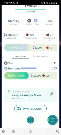 Pokemon Go Shiny Legendary Yveltal ( High cp ) - Image 2