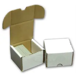 5 x 200 Count Cardboard Trading Cards Storage Box MTG Yugioh Pokemon 200ct - Image 1