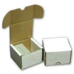 5 x 200 Count Cardboard Trading Cards Storage Box MTG Yugioh Pokemon 200ct - Image 2