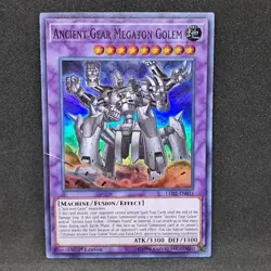 Ancient Gear Megaton Golem LED2-EN031 1st Edition Super Rare DMG HP Yu-Gi-Oh! - Image 1