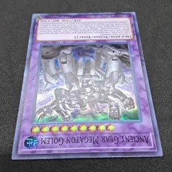 Ancient Gear Megaton Golem LED2-EN031 1st Edition Super Rare DMG HP Yu-Gi-Oh! - Image 4