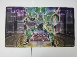 Yugioh Official Konami Extreme Force Sneak Peek Playmat Excode Talker USED - Image 1