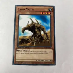 Yugioh Sand Moth sgx3-ena09 Duelists of Shadows 1st Edition Common Speed Duel - Image 1
