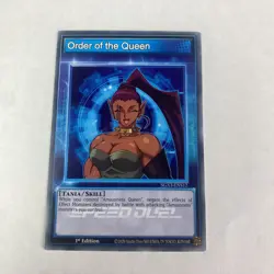 Yugioh Order Of The Queen sgx3-ens12 Duelists of Shadows 1st Edition Common - Image 1