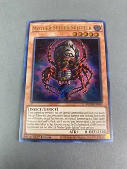 Yugioh Mother Spider Splitter BLMR-EN044 Battles Monstrous Revenge 1st Edition - Image 1