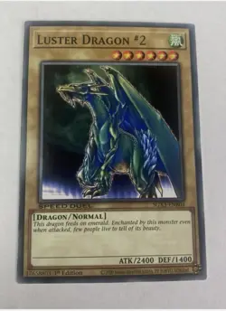 Yugioh! Luster Dragon #2 SGX3-ENB04 Duelist Of Shadows Common 1st Edition - Image 1