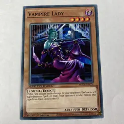 Yugioh Vampire Lady sgx3-enc04 Speed Duel GX Duelists of Shadows 1st Edition - Image 1