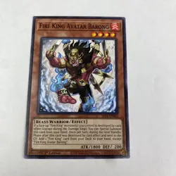 yugioh Fire King Avatar Barong SR14-EN005 Fire Kings Structure Deck 1st Edition - Image 1