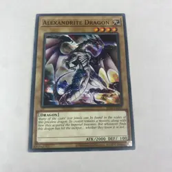 Yugioh Alexandrite Dragon Sdli-en001 Realm Of Light Structure Deck Reprint Rare - Image 1