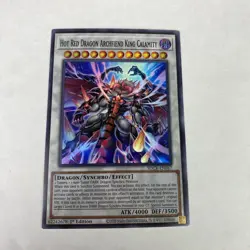 Yugioh Hot Red Dragon Archfiend King Calamity Sdck-en047 the Crimson King Rare - Image 1