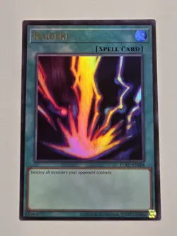 Raigeki LCKC-EN088 Ultra Rare Yugioh Legendary Collection Kaiba Unlimited Mint - Image 1