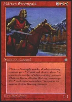 Mint/Near-Mint, French - 1 x MTG Marton Stromgald Ice Age - Image 1