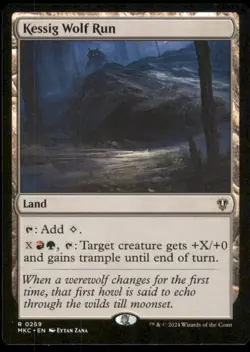 MTG - Kessig Wolf Run Commander: Murders at Karlov Manor #269 Rare NM - Image 1