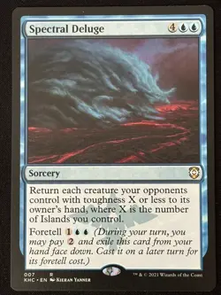 1x MTG Spectral Deluge - Commander: Kaldheim (KHC) #7 - Magic the Gathering - Image 1