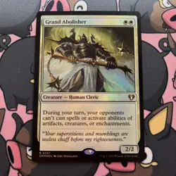 Grand Abolisher Foil Commander Masters Borderless Card, Near Mint Condition - Image 1