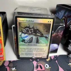 Grand Abolisher Foil Commander Masters Borderless Card, Near Mint Condition - Image 4