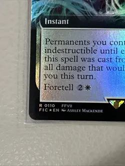 MTG Ultimate Magic: Holy 110 Extended Art Foil Rare Final Fantasy FIC - Image 4