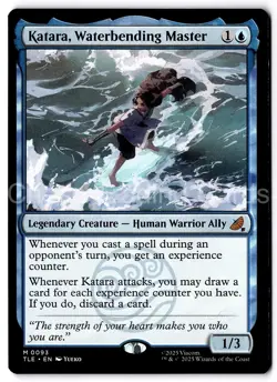 Katara, Waterbending Master 93 Mythic Non-Foil Avatar MTG Mint NM - Image 1