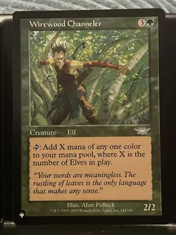 Wirewood Channeler Legions Regular NM The List Mystery MTG Magic Card - Image 1