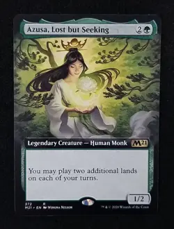 MTG Azusa, Lost but Seeking - Extended Art - NM/Never Played - Image 1