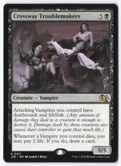 Crossway Troublemakers #417 (NM) Foundations Jumpstart J25 Magic MTG - Image 1