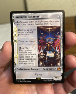 MTG Summon: Bahamut Final Fantasy Regular Mythic LP - Image 1
