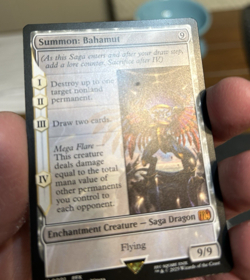 MTG Summon: Bahamut Final Fantasy Regular Mythic LP - Image 2