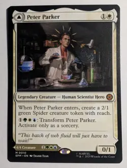Peter Parker / Amazing Spider-Man x1 Marvel's Spider-Man Magic MTG LP/NM - Image 1