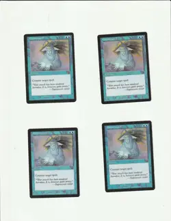 Magic the Gathering MTG Playset 4x Counterspell Mercadian Masques LP #2 - Image 1