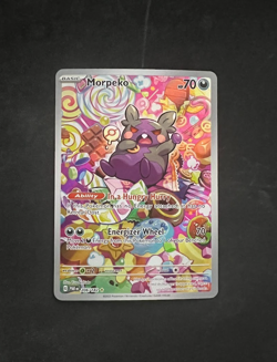 Morpeko 206/182 Scarlet & Violet Paradox Rift Pokemon Card NM Pack Fresh - Image 1