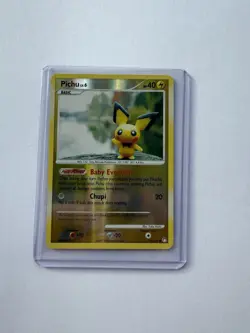 Pokemon TCG Pichu Reverse Holo Card 93/123 Mysterious Treasures LP - Image 3