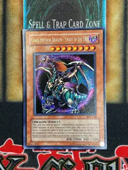 Yugioh Chaos Emeperor Dragon - Envoy of The End IOC-000 Original Print Secret MP - Image 1