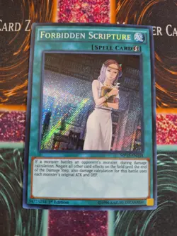 Yu-Gi-Oh! Forbidden Scripture MP15-EN038 Secret Rare 1st Edition Near Mint - Image 1