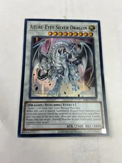 yugioh Azure Eyes Silver Dragon sdbe-en040 Saga Of Blue Eyes White Dragon Rare - Image 1