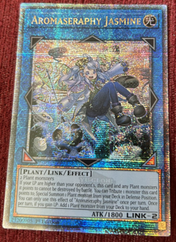 YuGiOh Aromaseraphy Jasmine BLTR-EN093 Quarter Century Secret RareNM - Image 1