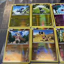 15 Black And White Reverse Holos Pokemon Cards - Image 2