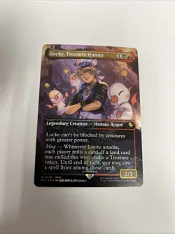 Locke Treasure Hunter Foil Chocobo Track Card #0475 MTG LP - Image 1
