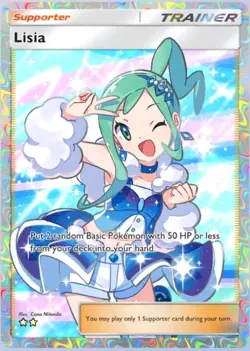Pokemon Pocket Lisia [ENG] FULL ART (DIGITAL CARD) BUY MULTIPLE GET DISCOUNT - Image 1