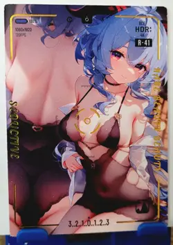 Ganyu Genshin Rare Card Enchanting Woman Goddess Story Mei Se 2 Waifu R-41 - Image 1