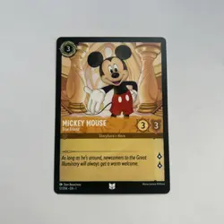 Disney Lorcana Demo Mickey Mouse - True Friend Card - Rare - Image 3