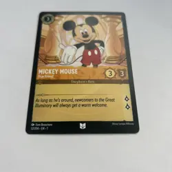 Disney Lorcana Demo Mickey Mouse - True Friend Card - Rare - Image 4