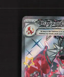 Charizard ex SVP074 SV Full Art Black Star Promo Holo Pokemon Card NM - Image 3