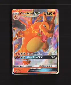 Charizard GX SM211 Sun & Moon Black Star Promo Holo Pokemon Card NM - Image 1