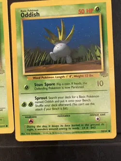 Lot Of (3) Oddish 58/64 Jungle Set Pokemon Card Never Played - Image 4