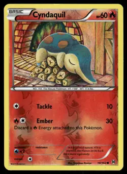 Pokemon Cards Cyndaquil 18/162 Reverse Holo BREAKthrough XY NM - Image 1