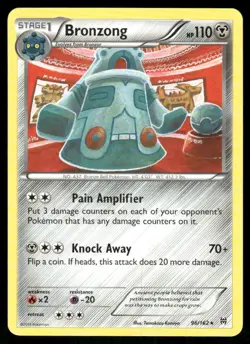 Pokemon Cards Bronzong 96/162 BREAKthrough XY Rare NM - Image 1